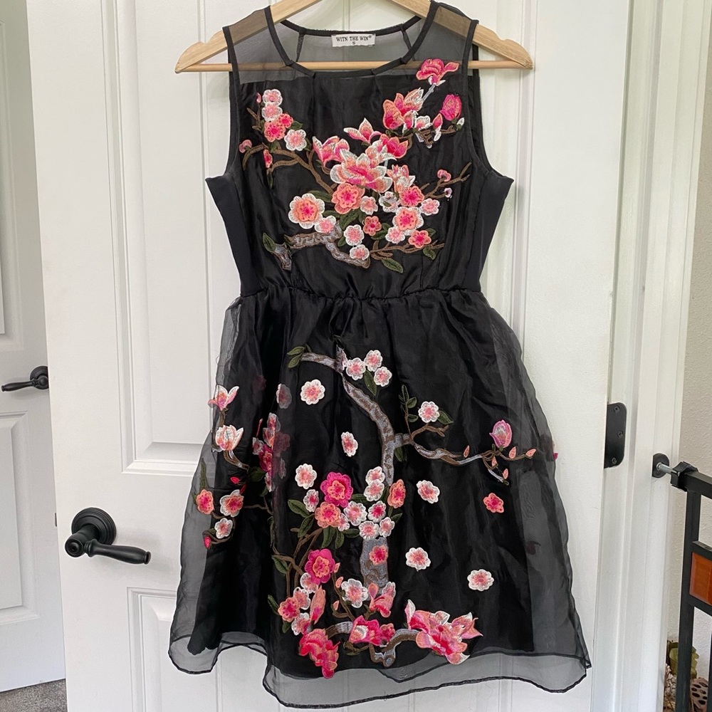 Boutique Cherry Blossom Dress
